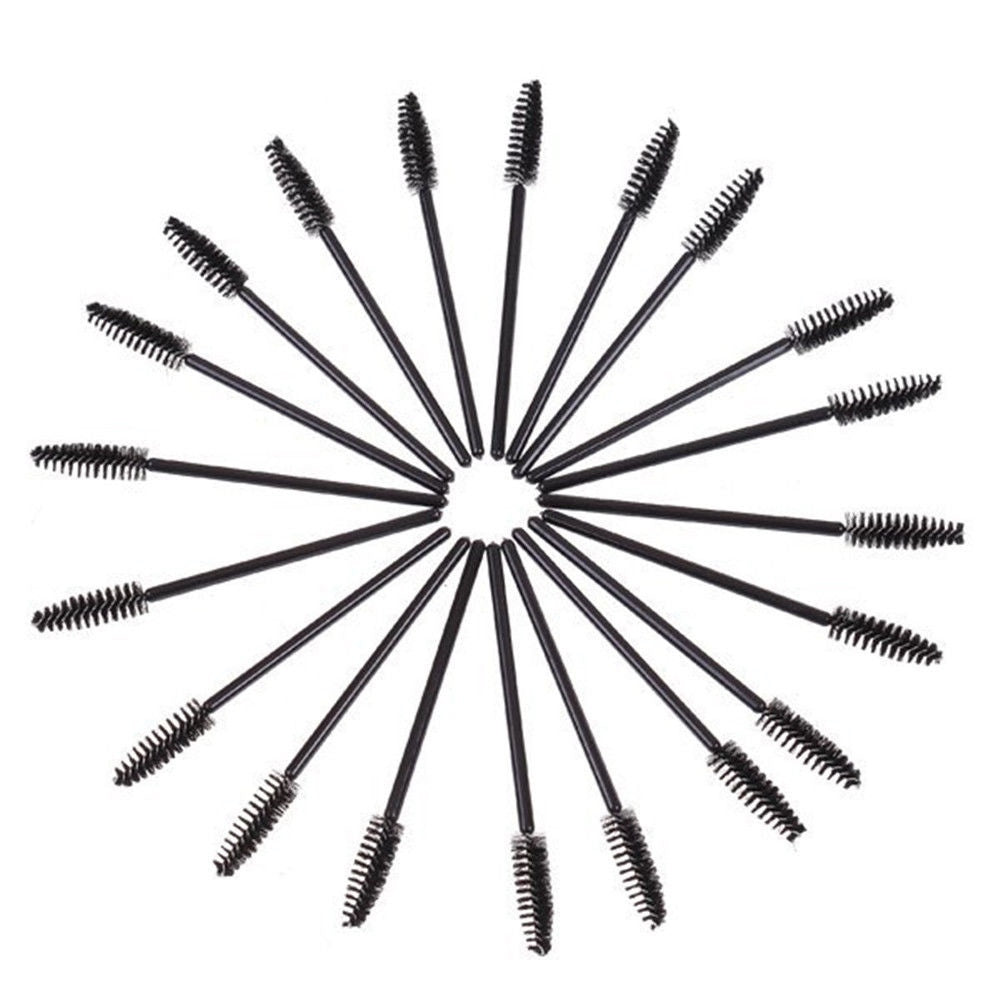 Lot of 50 Disposable Eyelash Extension Brush Mascara Wands Applicators Makeup