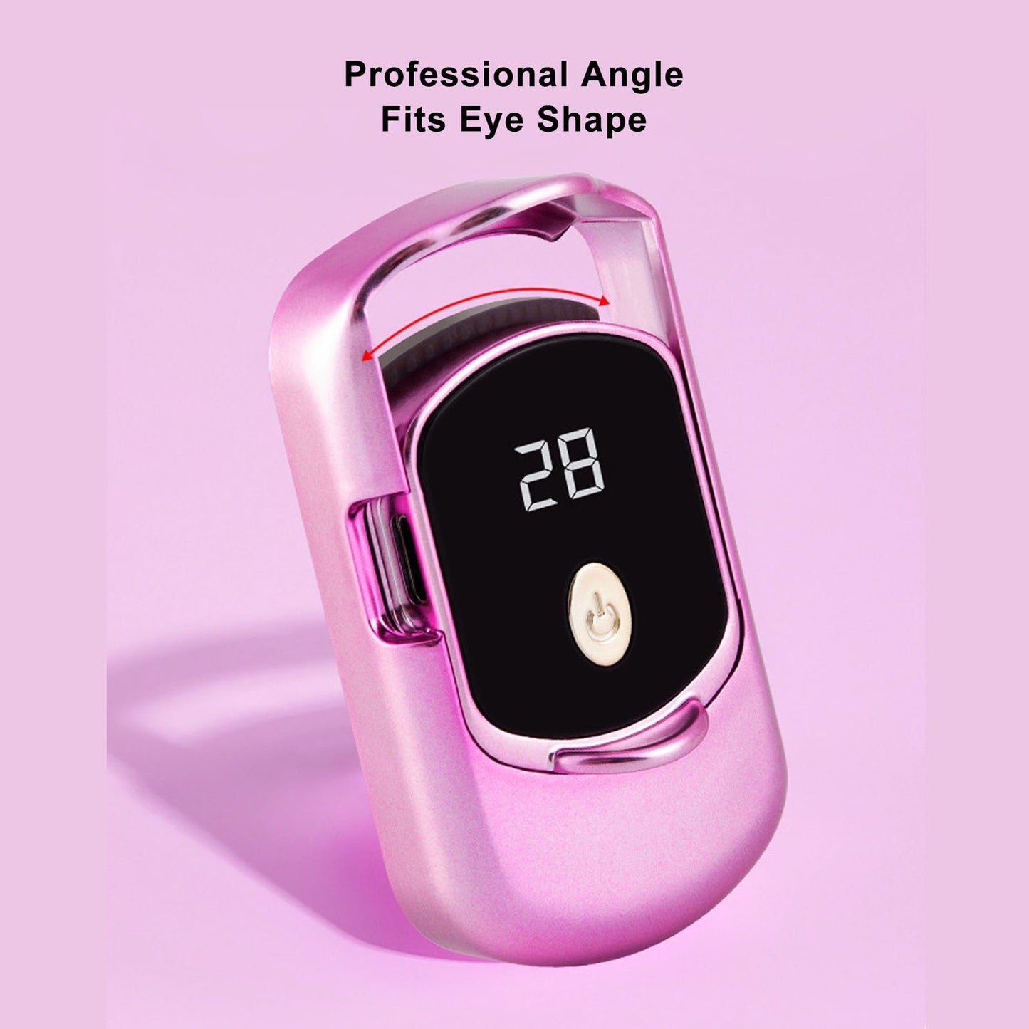 Heated Electric Eyelash Curler USB Charging Rechargeable Curly Lash Curler F WPD