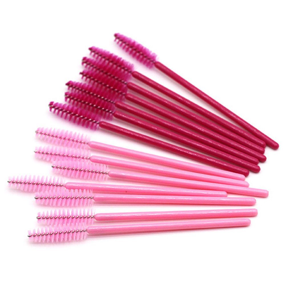 Lot of 50 Disposable Eyelash Extension Brush Mascara Wands Applicators Makeup