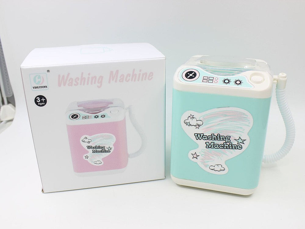 US Makeup Brush Sponge Blender Washing Machine Girl Kid Toy Cleaner Mini Washer